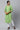 Green Dobby Printed Ethnic kurta