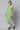 Green Dobby Printed Ethnic kurta