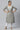Grey Embroidered Round Neck Ethnic Kurta