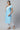 Blue Embroidered Round Neck Ethnic kurta