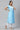 Blue Embroidered Round Neck Ethnic kurta