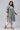 White Yarn Dyed Mandarin Collar Plus Size kurta