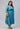 Green Cotton Rounded Hemline Plus Size kurta