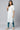 White Stripe kurta in Chevron Yoke