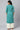 Green Stripe kurta in Chevron Yoke