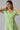 Green Stripe Print Cotton kurta with Side Buckle