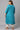 Teal Green Dobby Boat Neck Plus Size kurta