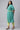 Green Cotton Shirt Collar Plus Size kurta
