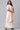 Peach Cotton Satin Plus Size kurta