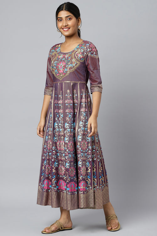 Buy Blue Embroidered A-line Ethnic Dress Online for Woman | Shop for Aurelia Buy Blue Embroidered A-line Ethnic Dress Online for Woman | Shop for Aurelia