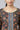 Grey Floral Foil Print kurta