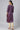 Purple Zari Embroidered Ethnic kurta