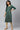 Green Zari Embroidered Ethnic Liva Kurta