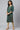 Green Zari Embroidered Ethnic Liva Kurta