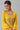 Yellow Floral Printed Dress with Pleats