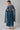 Blue Floral Printed Fairy kurta