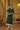 Green Zari Embroidered Long Dress
