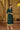 Green Zari Embroidered Long Dress