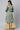 Green Sequined and Foil Printed kurta
