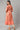Peach Foil Printed A-Line Liva kurta