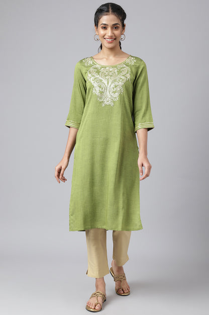 Geen Rayon Dori Embroidered kurta