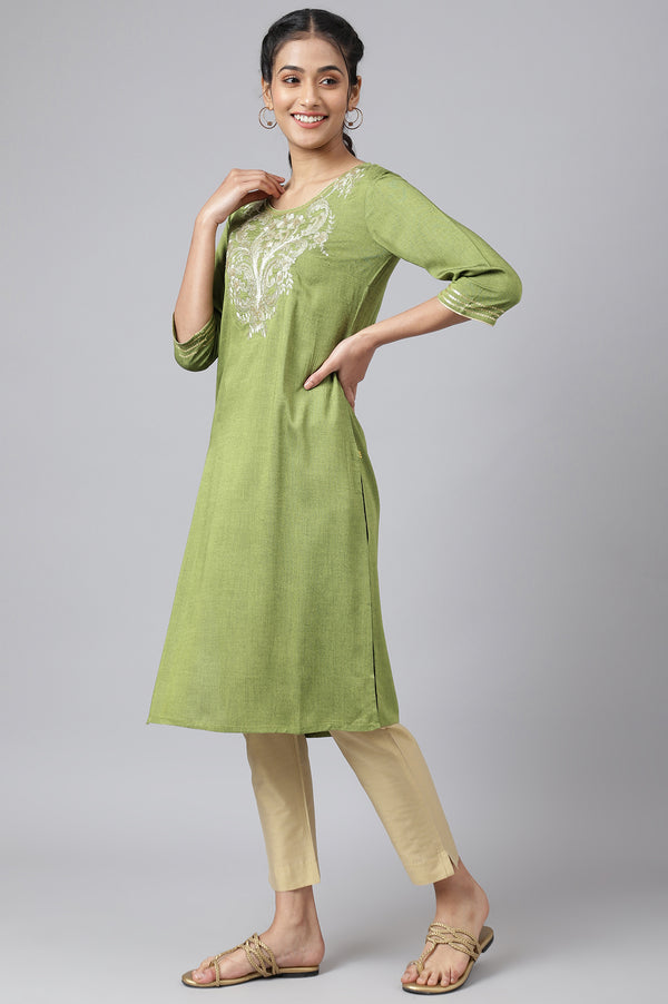 Geen Rayon Dori Embroidered kurta