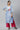 Blue Floral Print Ethnic kurta