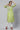 Green Straight kurta with Floral Motifs