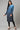 Navy Blue Printed Rayon Liva kurta