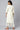 White and Yellow Printed kurta with Embroidered Collar