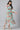Green Bold Floral Print Flared Dress