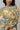 Yellow Bold Floral Print Flared Dress
