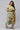 Yellow Bold Floral Print Flared Plus Size Dress