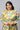 Yellow Bold Floral Print Flared Plus Size Dress