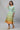 Yellow Floral Flared Dress