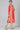 Red Floral Foil Print Ethnic kurta