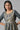 Grey Zari Embroidered and Sequins Straight Kurta and Trouser Set