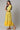 Yellow Festive Dress With Embroidery On Yoke