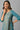 Green Floral Printed Sequined Ethnic Kurta