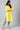 Yellow Rayon Kurta With Lace Detail