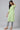 Green Rayon kurta with Lace Detail