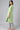 Green Rayon kurta with Lace Detail