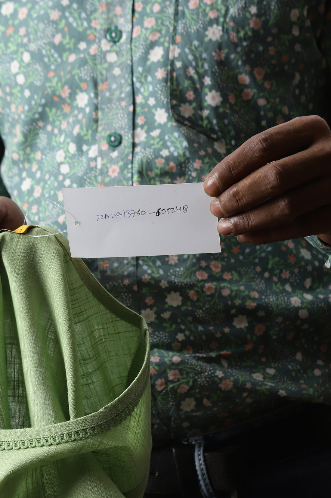 Green Rayon Kurta With Lace Detail