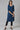 Blue Rayon Kurta With Lace Detail