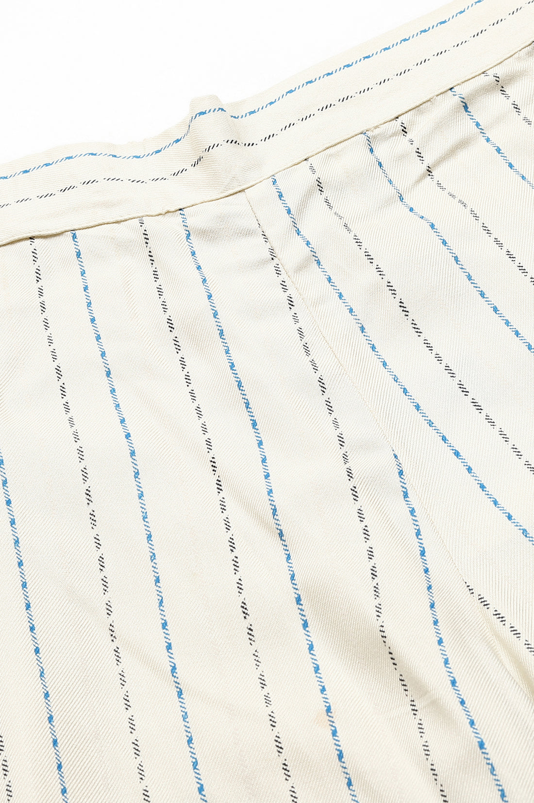 White Printed Straight Palazzo