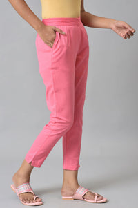 Pink Cotton Flax Women&