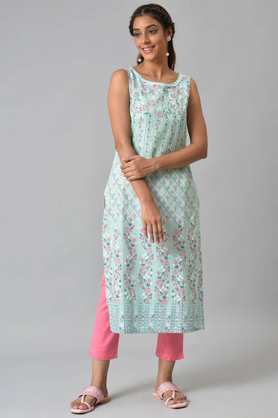 Pink Cotton Flax Women'S Trousers