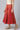 Red Ankle Length Festive Culottes