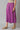 Purple Ankle Length Flared Culottes