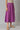 Purple Ankle Length Flared Culottes